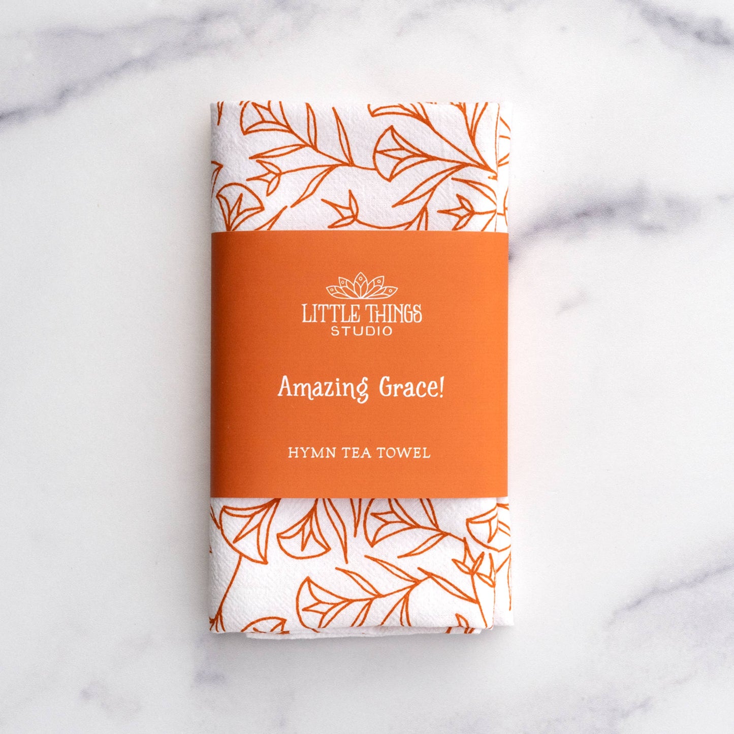 Amazing Grace Hymn Tea Towel — 24"x20"