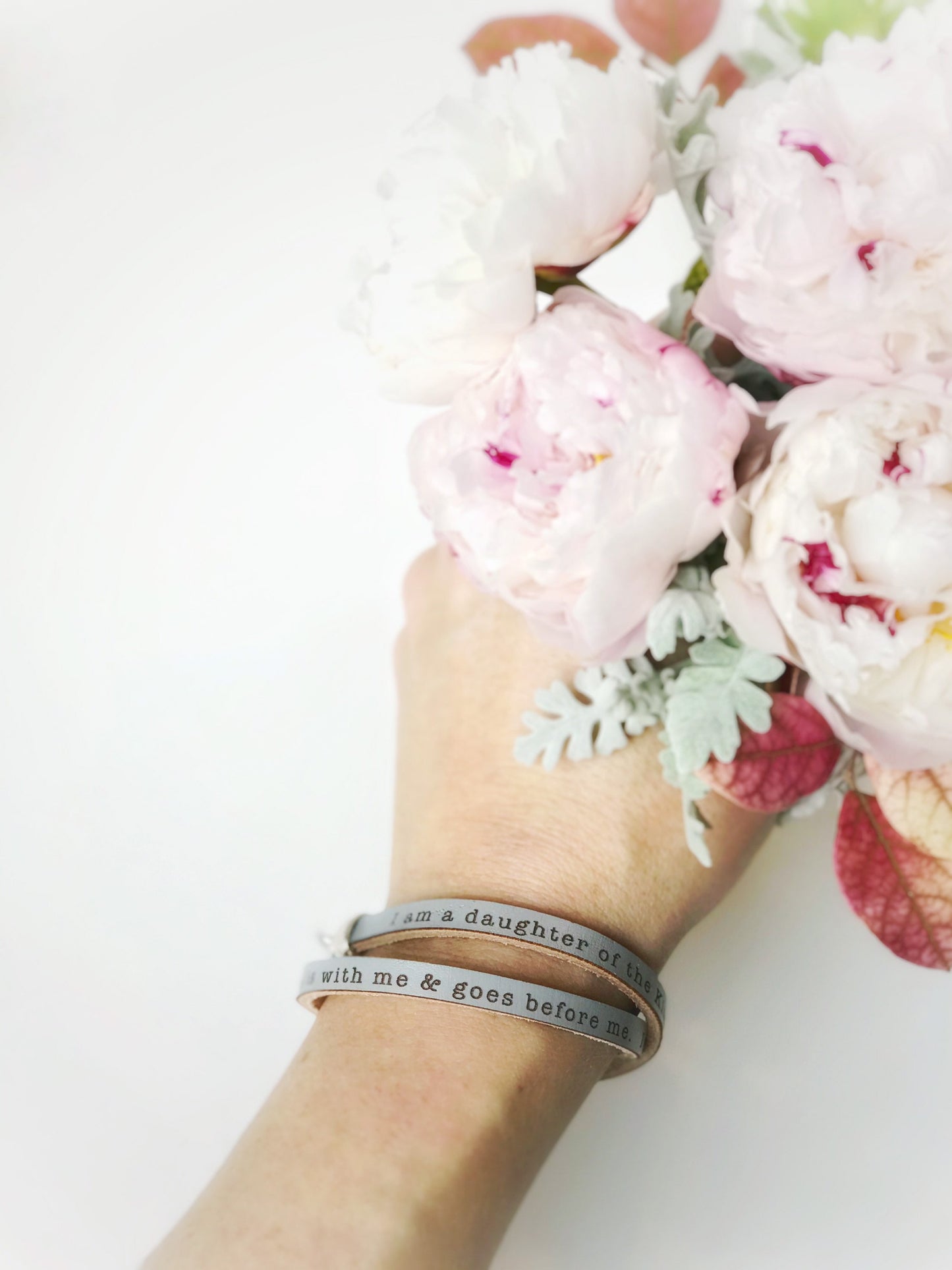 I am a daughter of the King- Leather Wrap Bracelet