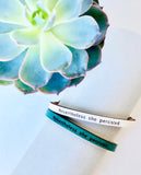 Nevertheless She Persisted... Leather Bracelet