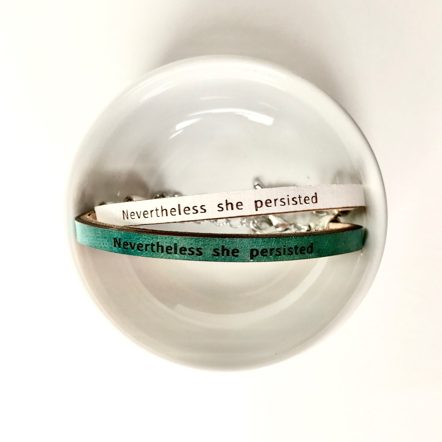 Nevertheless She Persisted... Leather Bracelet