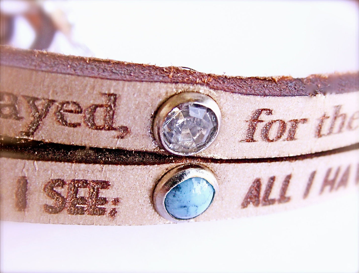 This is My Story, This is My Song.... Daily Reminder Leather wrap bracelet