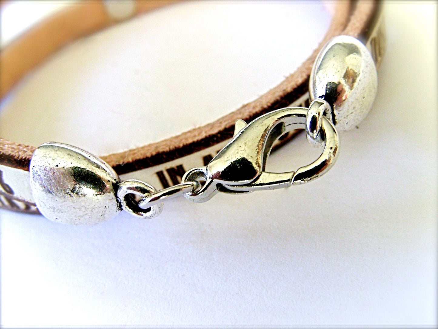 I am a daughter of the King- Leather Wrap Bracelet