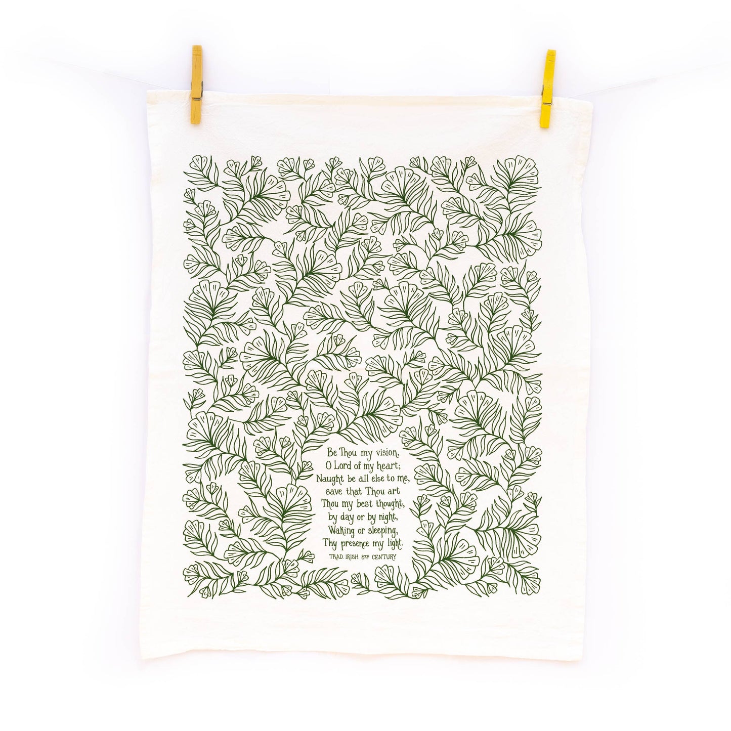 Be Thou My Vision Hymn Tea Towel — 24"x20"