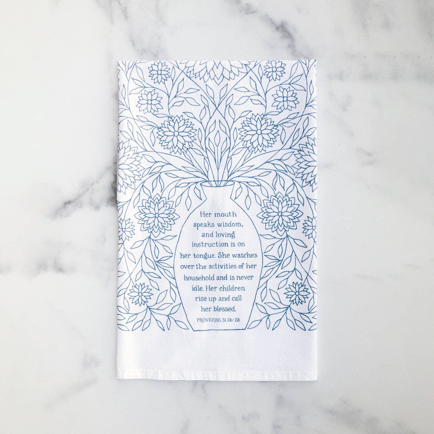 Proverbs Tea Towel – Call Her Blessed