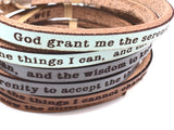 Serenity Prayer... double wrap bracelet
