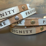 She is Clothed...  Proverbs 31:25  bracelet