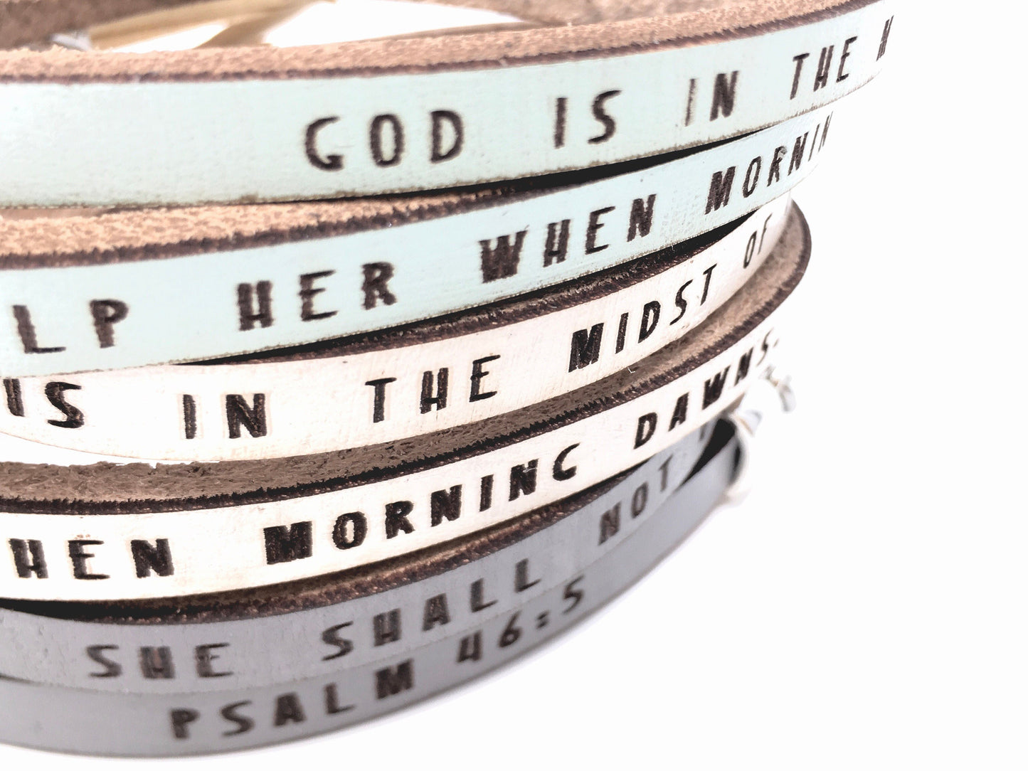 God is in the midst of her... Psalm 46:5 Bracelet