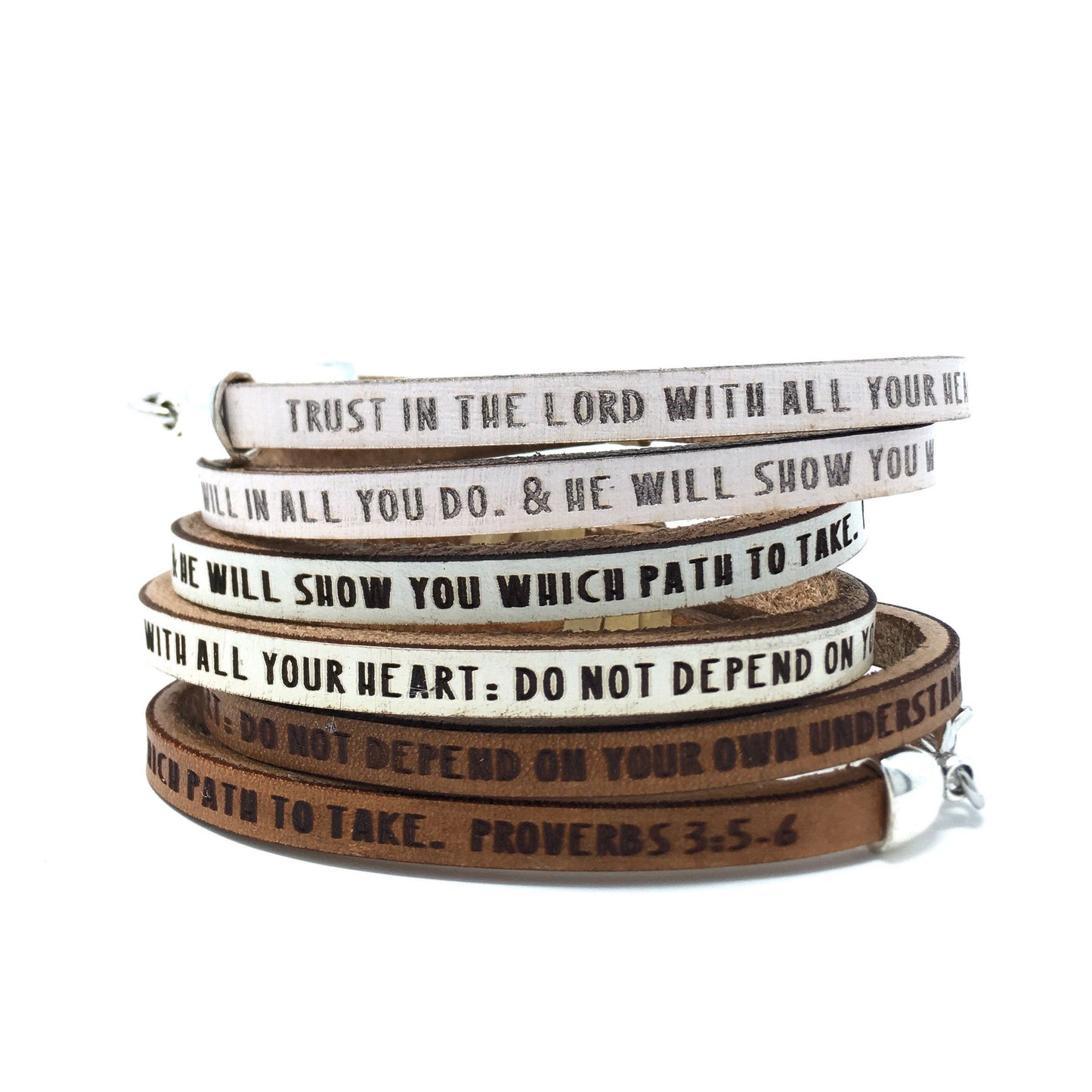 Trust in the Lord with all your heart...Proverbs 3:5-6 Double Wrap
