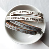 Forever Young... Bob Dylan Quote bracelet