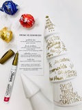 Ceramic Tree Decorating Kit, Christmas Gift Box