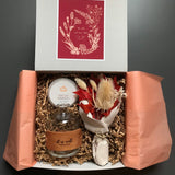 Dried Flower bouquet & Pumpkin Spice Giftbox. Fall Care Package.