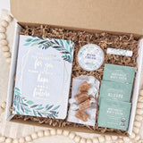 Jeremiah 29:11 Christian Gift for Her. Winter Tea Spa Care Package
