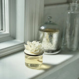 Flower diffuser with Bamboo Lid and Glass Cup